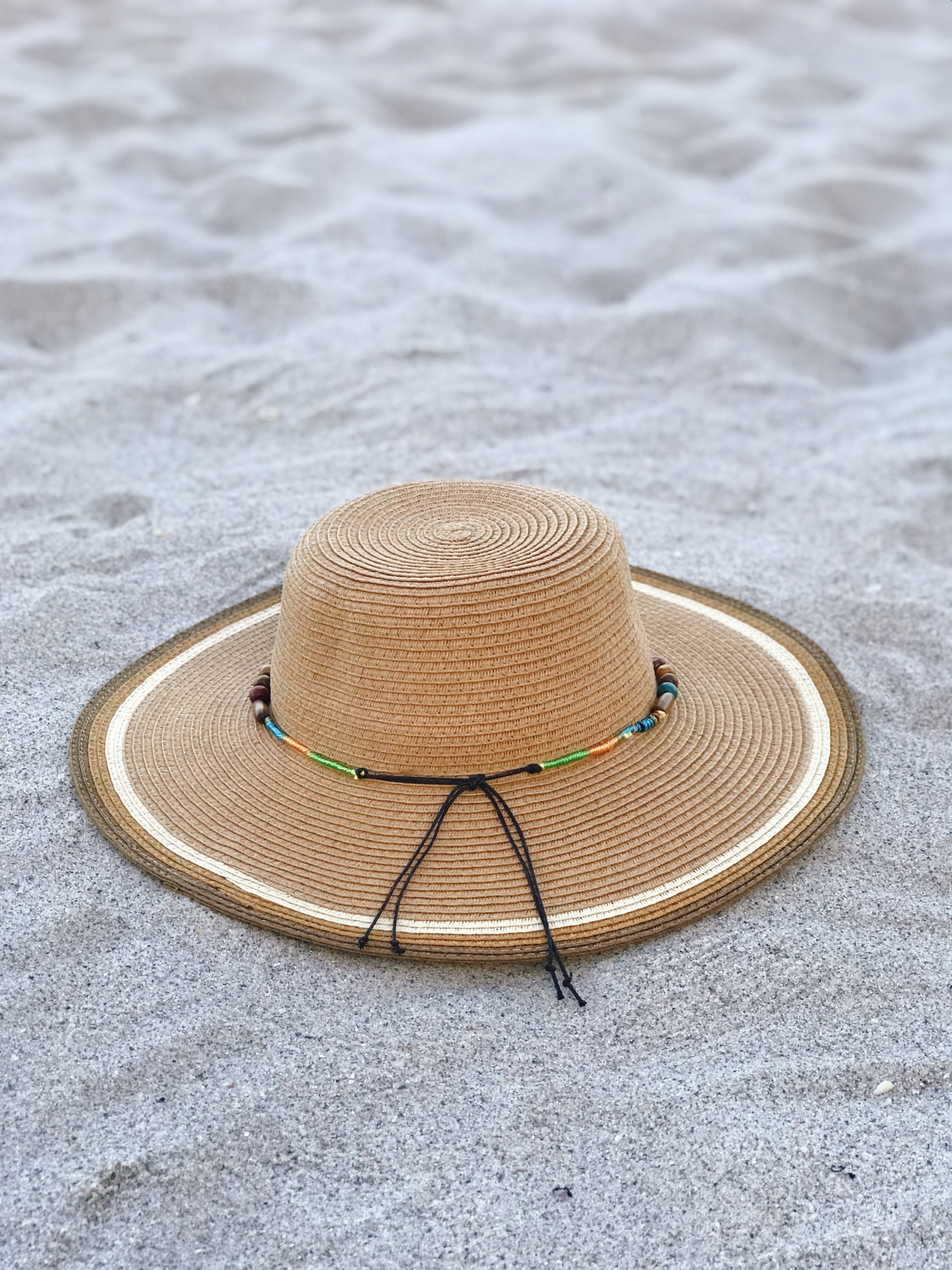 ‘Warm Summer Sun’ Striped Summer Hat