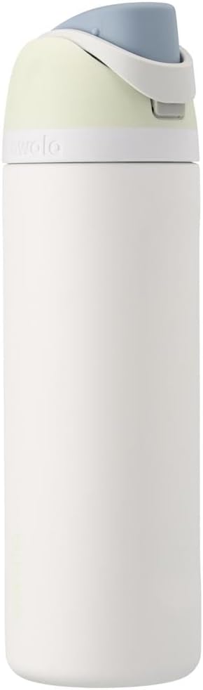 Owala FreeSip Insulated Stainless Steel Water Bottle with Straw, BPA-Free Sports Water Bottle, Great for Travel, 24 Oz, Very, Very Dark