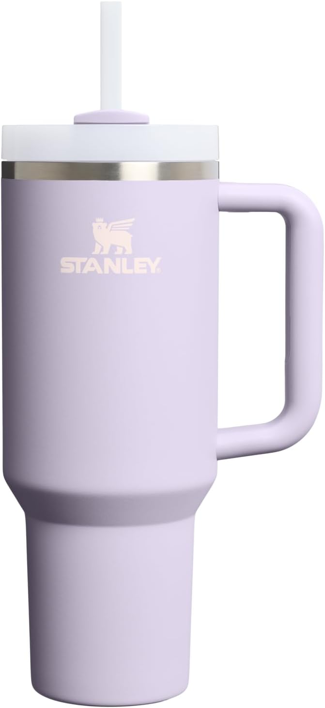 STANLEY Quencher H2.0 Tumbler with Handle and Straw 30 oz | Flowstate 3-Position Lid | Cup Holder Compatible for Travel | Insulated Stainless Steel Cup | BPA-Free | Rose Quartz 2.0