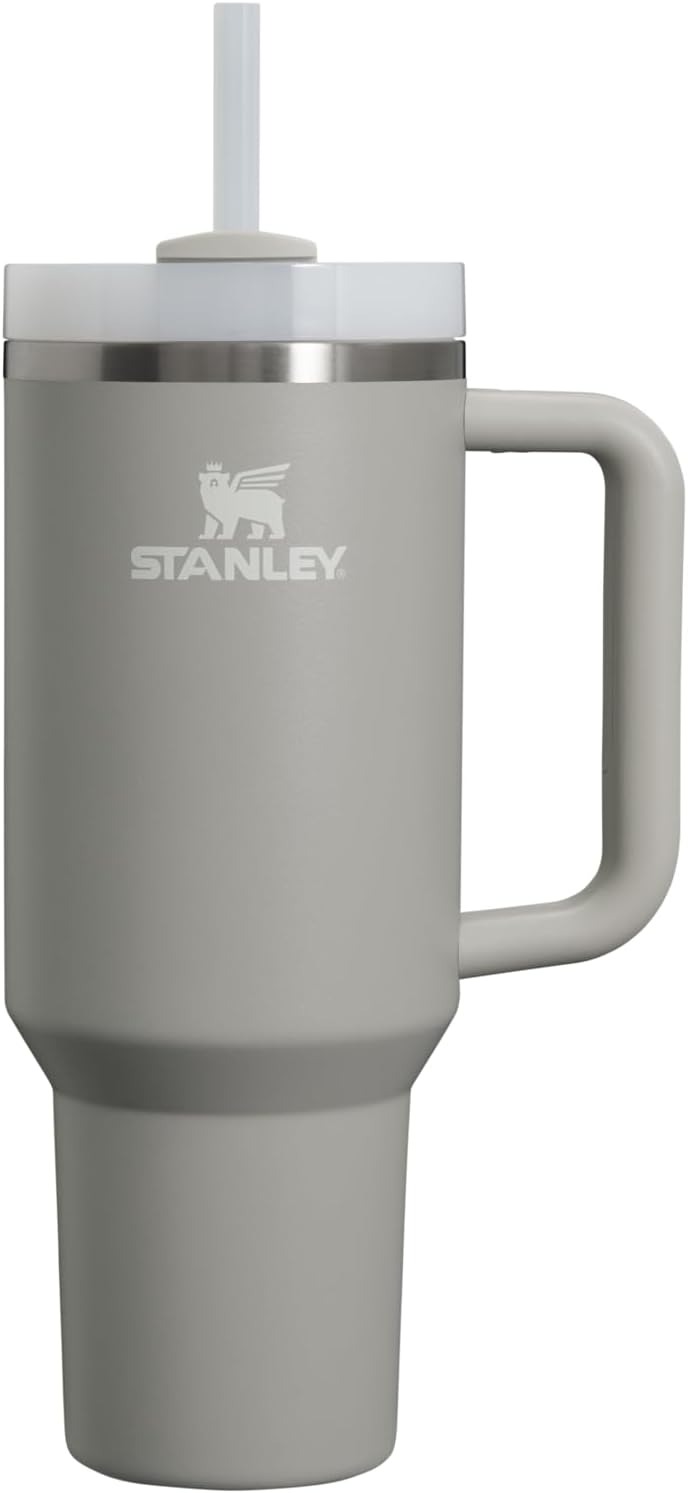 STANLEY Quencher H2.0 Tumbler with Handle and Straw 30 oz | Flowstate 3-Position Lid | Cup Holder Compatible for Travel | Insulated Stainless Steel Cup | BPA-Free | Rose Quartz 2.0