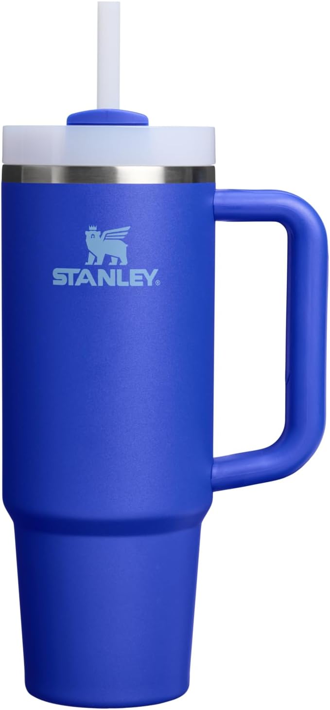 STANLEY Quencher H2.0 Tumbler with Handle and Straw 30 oz | Flowstate 3-Position Lid | Cup Holder Compatible for Travel | Insulated Stainless Steel Cup | BPA-Free | Rose Quartz 2.0