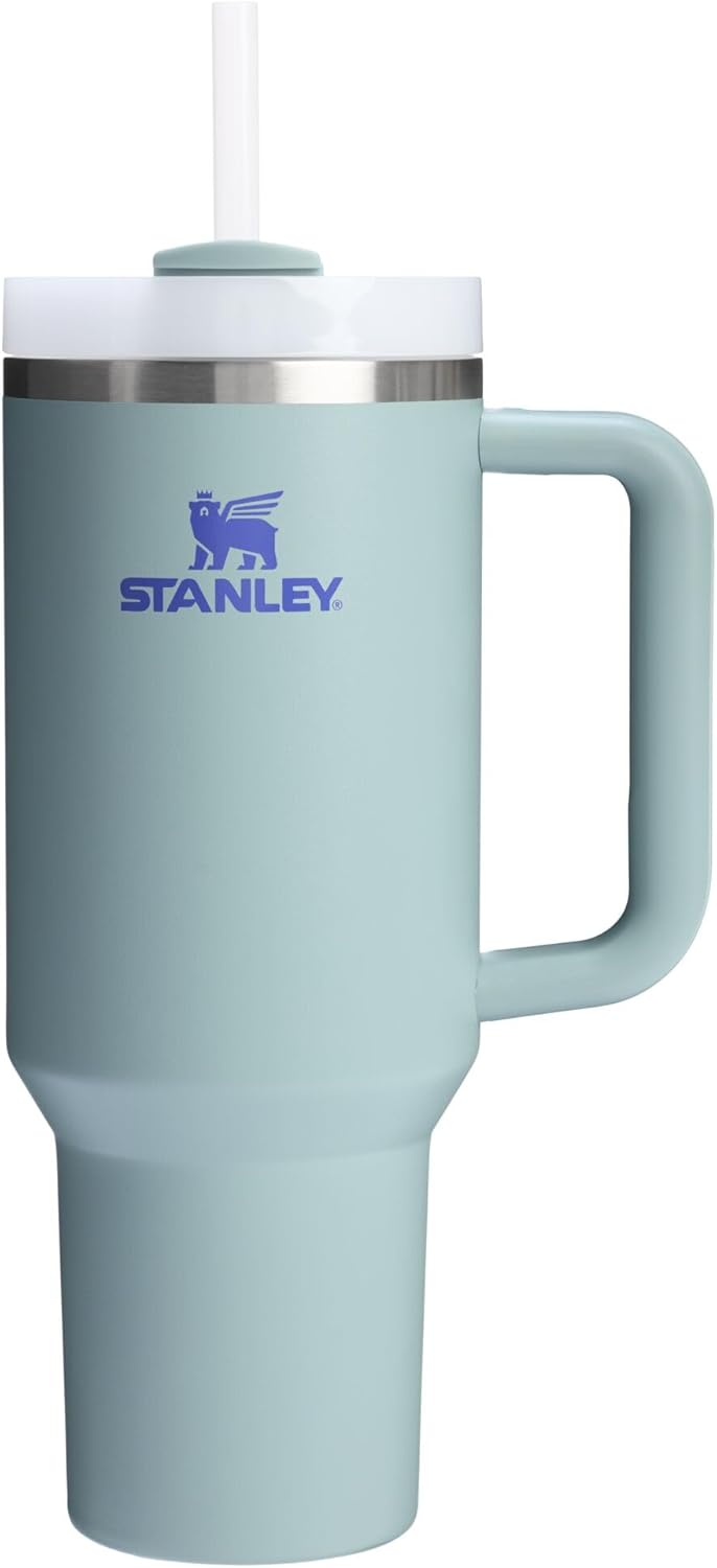 STANLEY Quencher H2.0 Tumbler with Handle and Straw 30 oz | Flowstate 3-Position Lid | Cup Holder Compatible for Travel | Insulated Stainless Steel Cup | BPA-Free | Rose Quartz 2.0