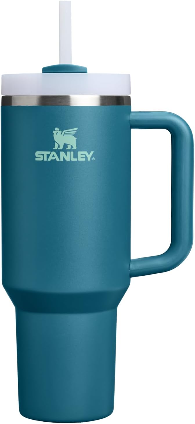 STANLEY Quencher H2.0 Tumbler with Handle and Straw 30 oz | Flowstate 3-Position Lid | Cup Holder Compatible for Travel | Insulated Stainless Steel Cup | BPA-Free | Rose Quartz 2.0