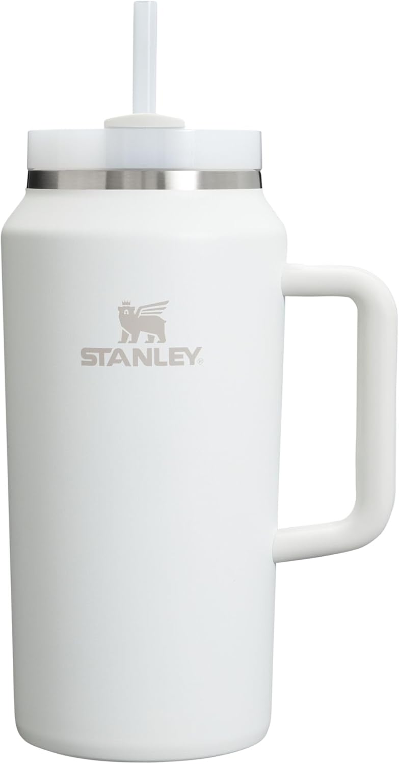 STANLEY Quencher H2.0 Tumbler with Handle and Straw 30 oz | Flowstate 3-Position Lid | Cup Holder Compatible for Travel | Insulated Stainless Steel Cup | BPA-Free | Rose Quartz 2.0