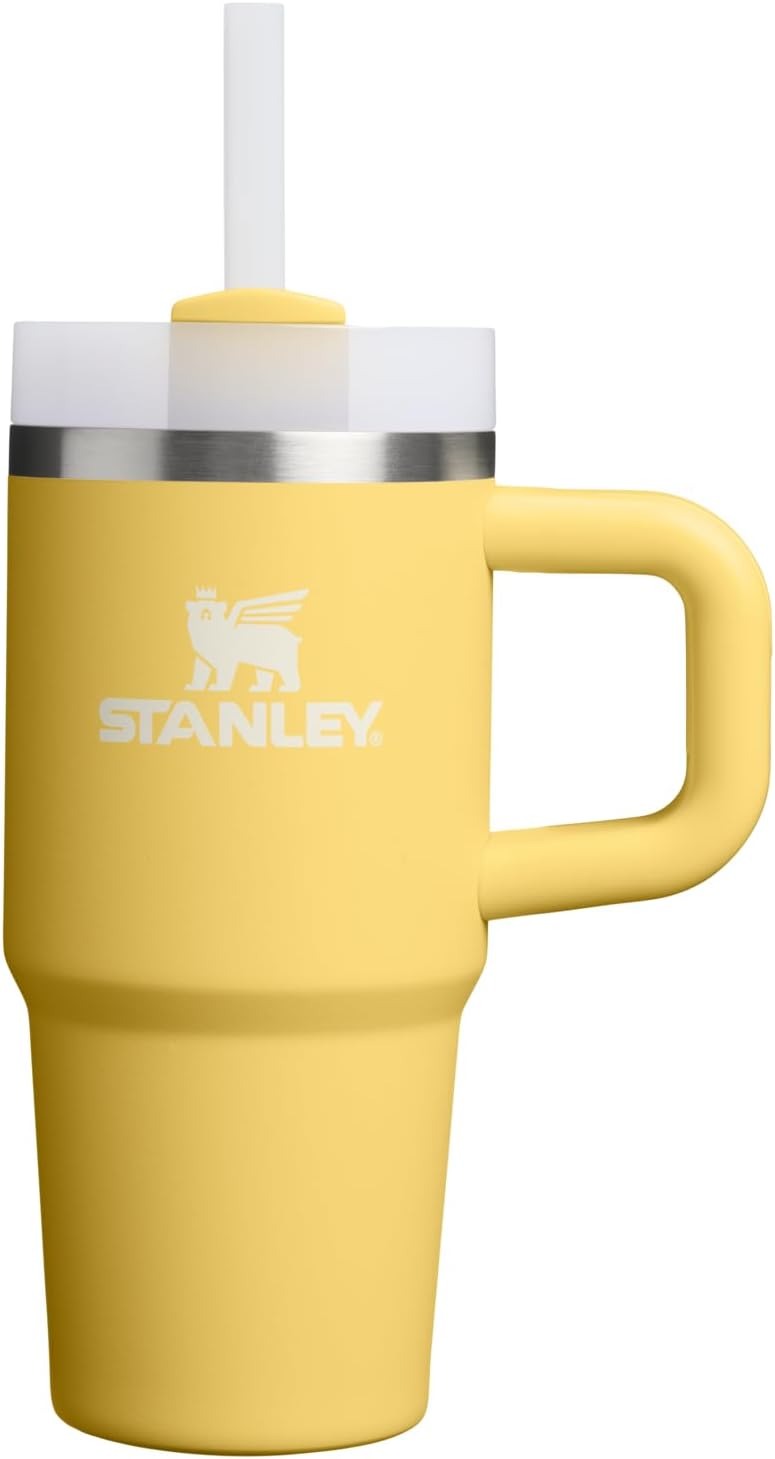 STANLEY Quencher H2.0 Tumbler with Handle and Straw 30 oz | Flowstate 3-Position Lid | Cup Holder Compatible for Travel | Insulated Stainless Steel Cup | BPA-Free | Rose Quartz 2.0