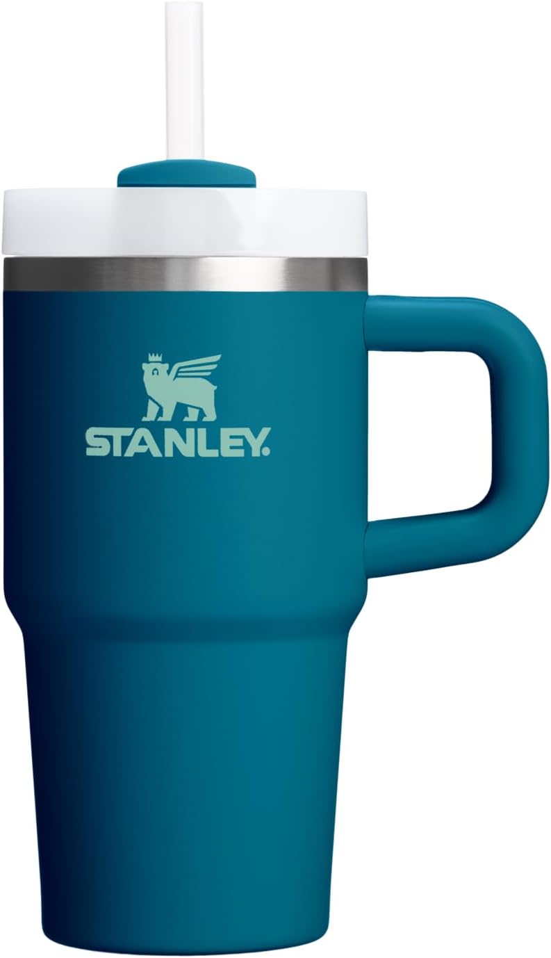 STANLEY Quencher H2.0 Tumbler with Handle and Straw 30 oz | Flowstate 3-Position Lid | Cup Holder Compatible for Travel | Insulated Stainless Steel Cup | BPA-Free | Rose Quartz 2.0