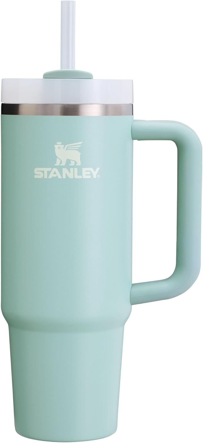 STANLEY Quencher H2.0 Tumbler with Handle and Straw 30 oz | Flowstate 3-Position Lid | Cup Holder Compatible for Travel | Insulated Stainless Steel Cup | BPA-Free | Rose Quartz 2.0