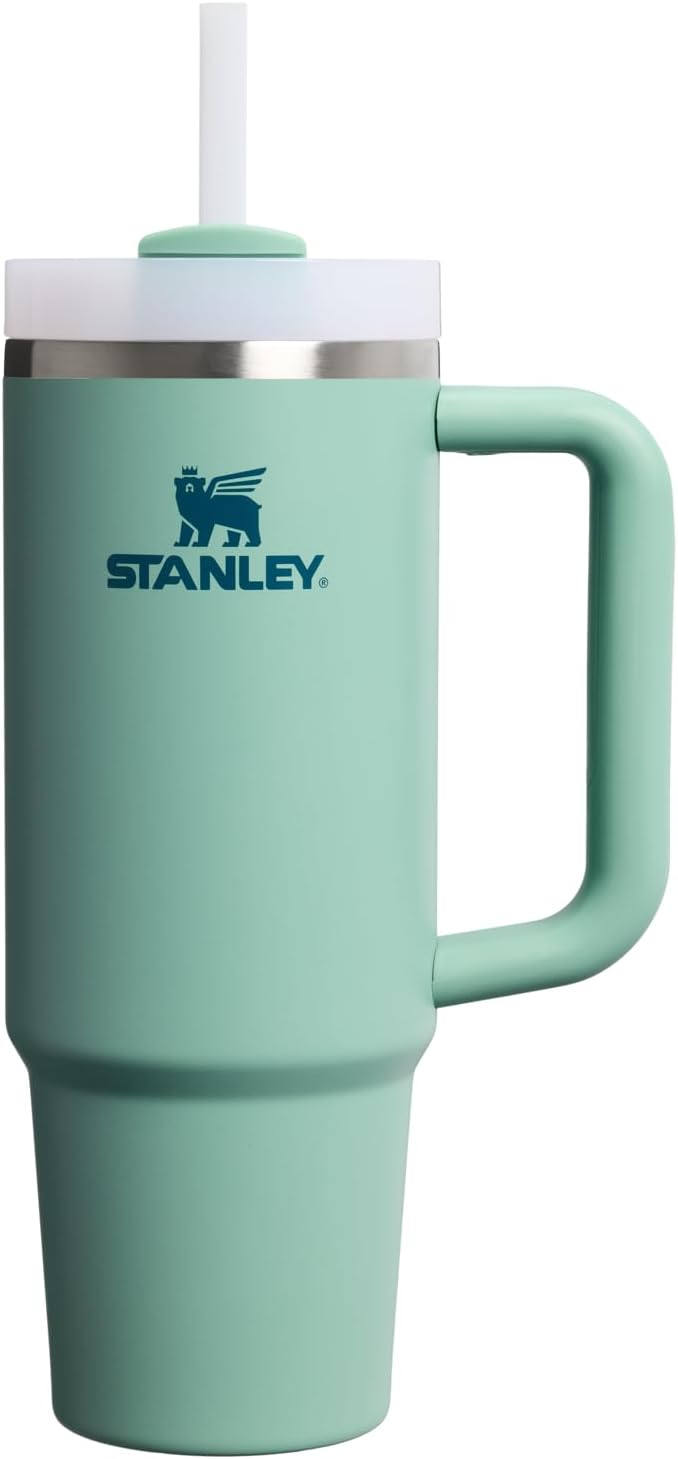 STANLEY Quencher H2.0 Tumbler with Handle and Straw 30 oz | Flowstate 3-Position Lid | Cup Holder Compatible for Travel | Insulated Stainless Steel Cup | BPA-Free | Rose Quartz 2.0
