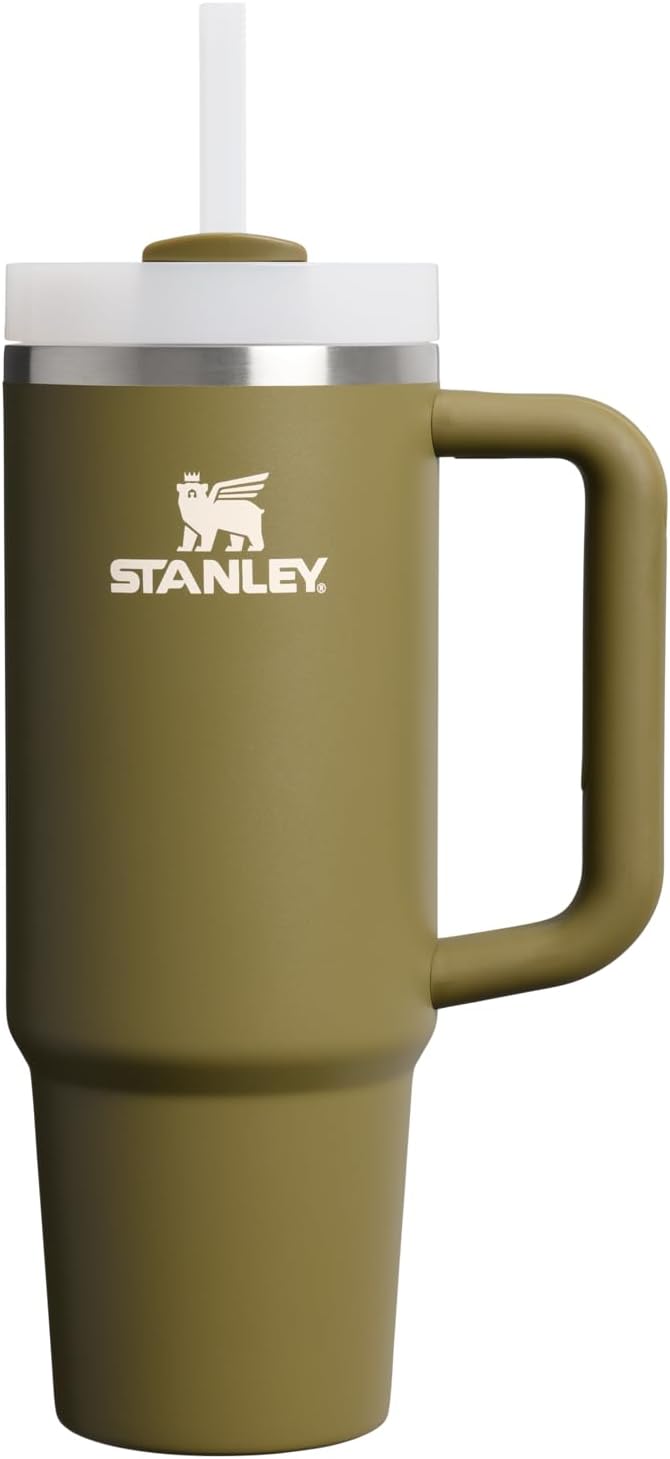 STANLEY Quencher H2.0 Tumbler with Handle and Straw 30 oz | Flowstate 3-Position Lid | Cup Holder Compatible for Travel | Insulated Stainless Steel Cup | BPA-Free | Rose Quartz 2.0