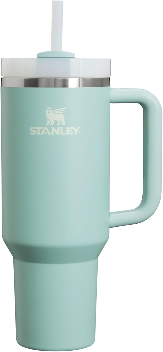 STANLEY Quencher H2.0 Tumbler with Handle and Straw 30 oz | Flowstate 3-Position Lid | Cup Holder Compatible for Travel | Insulated Stainless Steel Cup | BPA-Free | Rose Quartz 2.0