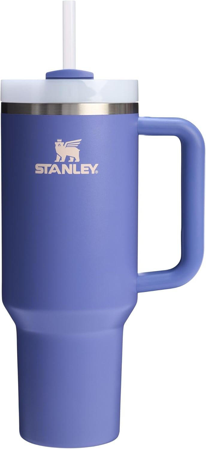 STANLEY Quencher H2.0 Tumbler with Handle and Straw 30 oz | Flowstate 3-Position Lid | Cup Holder Compatible for Travel | Insulated Stainless Steel Cup | BPA-Free | Rose Quartz 2.0