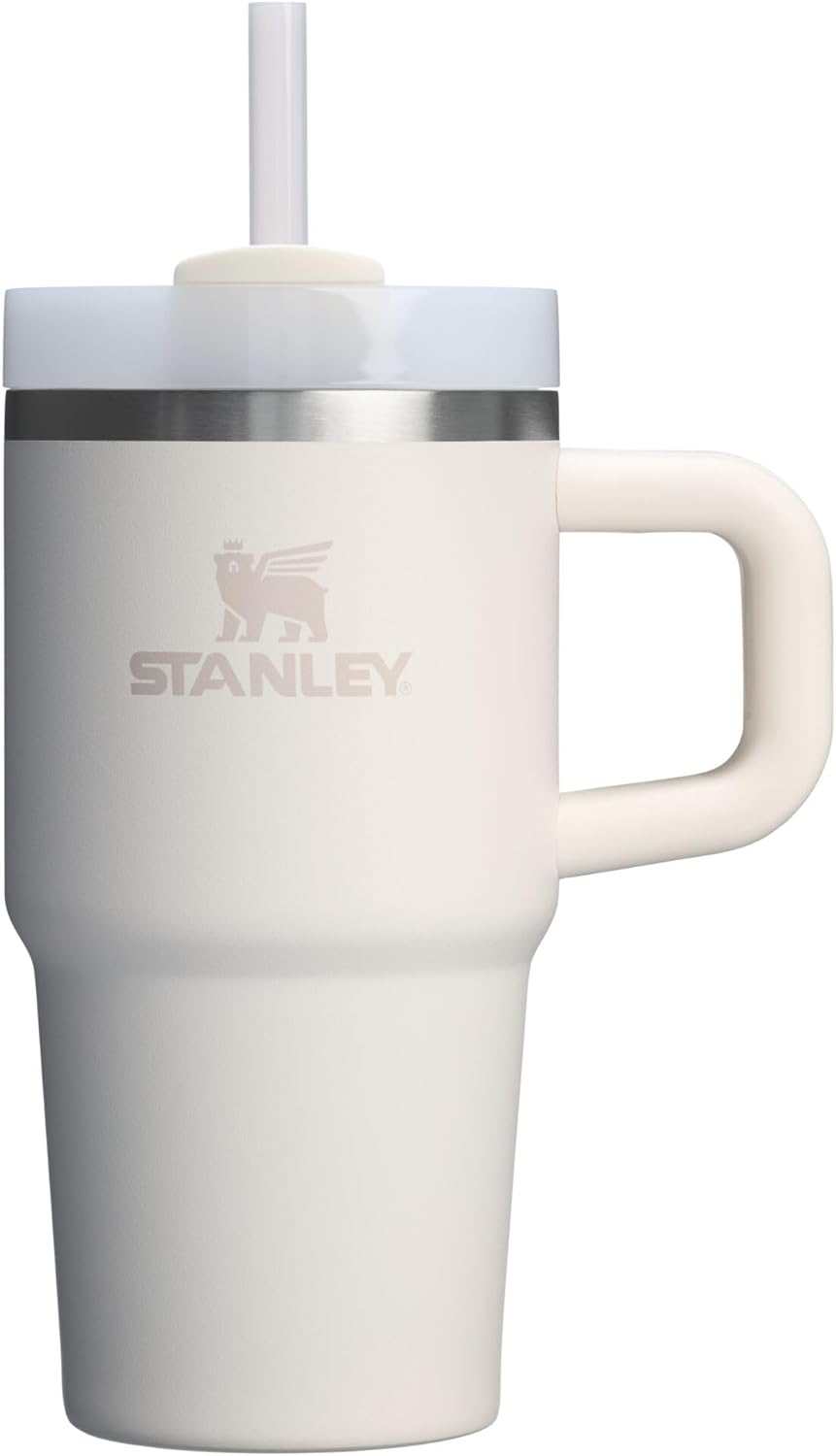 STANLEY Quencher H2.0 Tumbler with Handle and Straw 30 oz | Flowstate 3-Position Lid | Cup Holder Compatible for Travel | Insulated Stainless Steel Cup | BPA-Free | Rose Quartz 2.0