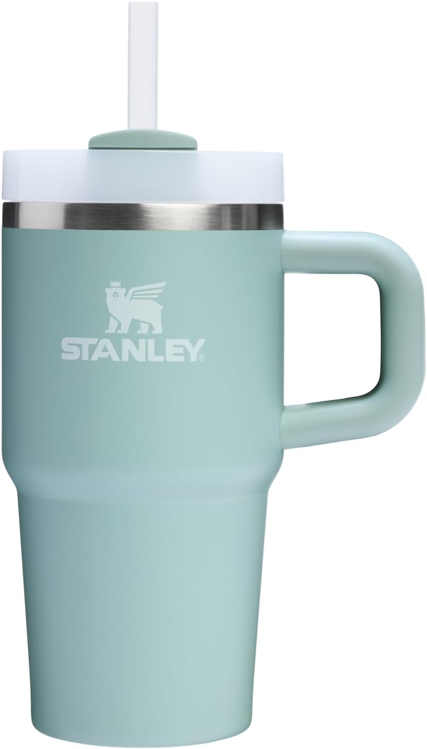 STANLEY Quencher H2.0 Tumbler with Handle and Straw 30 oz | Flowstate 3-Position Lid | Cup Holder Compatible for Travel | Insulated Stainless Steel Cup | BPA-Free | Rose Quartz 2.0