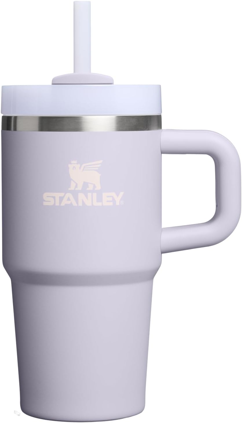 STANLEY Quencher H2.0 Tumbler with Handle and Straw 30 oz | Flowstate 3-Position Lid | Cup Holder Compatible for Travel | Insulated Stainless Steel Cup | BPA-Free | Rose Quartz 2.0