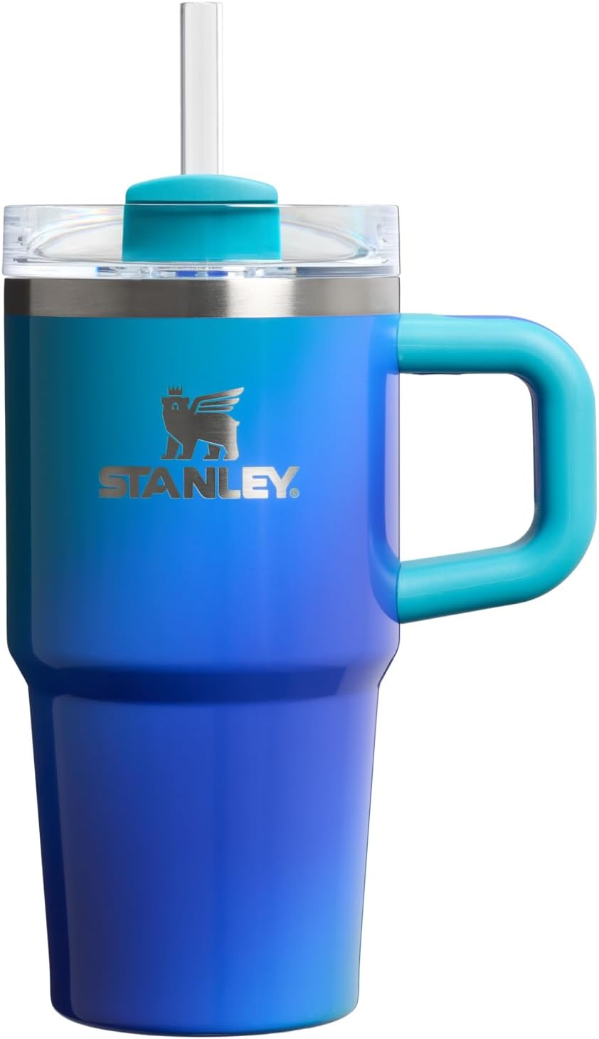 STANLEY Quencher H2.0 Tumbler with Handle and Straw 30 oz | Flowstate 3-Position Lid | Cup Holder Compatible for Travel | Insulated Stainless Steel Cup | BPA-Free | Rose Quartz 2.0