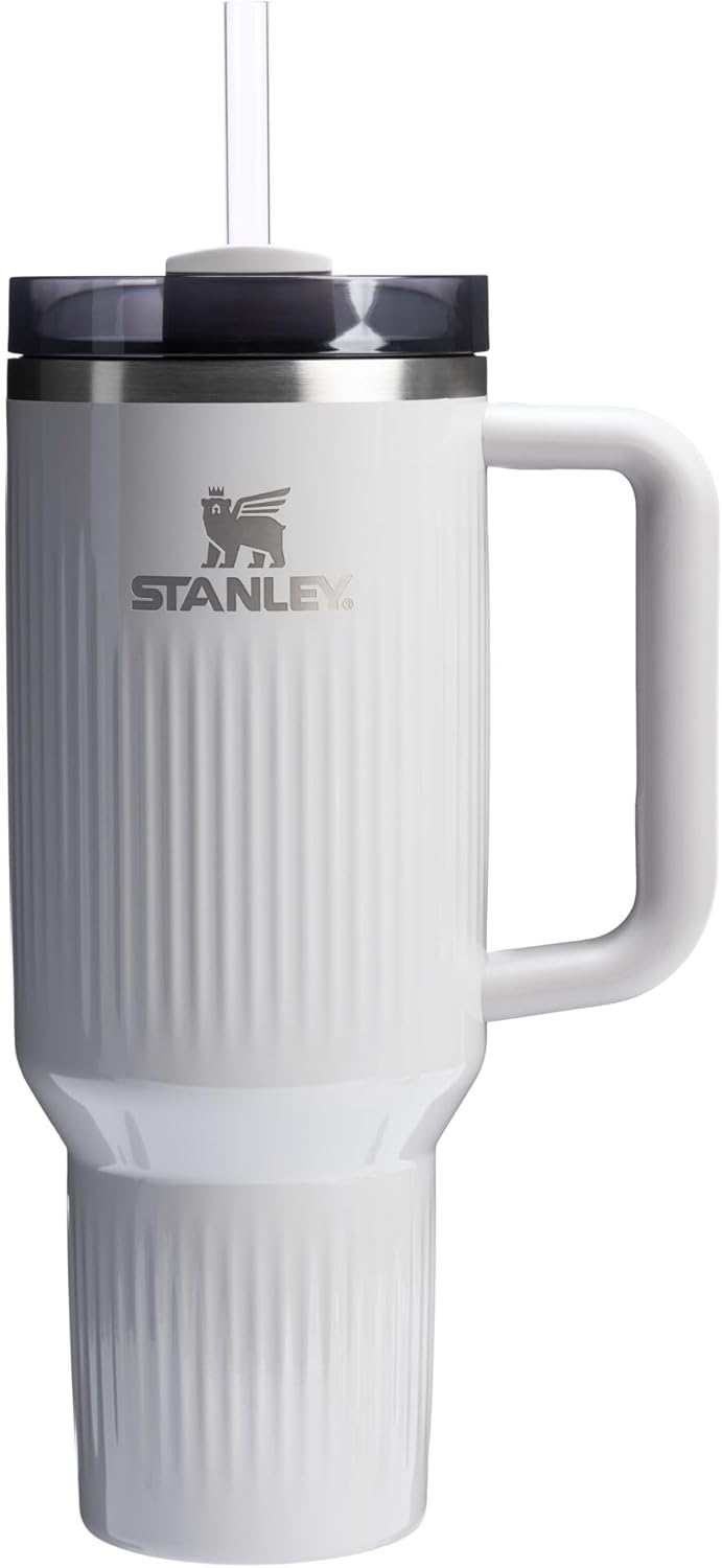 STANLEY Quencher H2.0 Tumbler with Handle and Straw 30 oz | Flowstate 3-Position Lid | Cup Holder Compatible for Travel | Insulated Stainless Steel Cup | BPA-Free | Rose Quartz 2.0