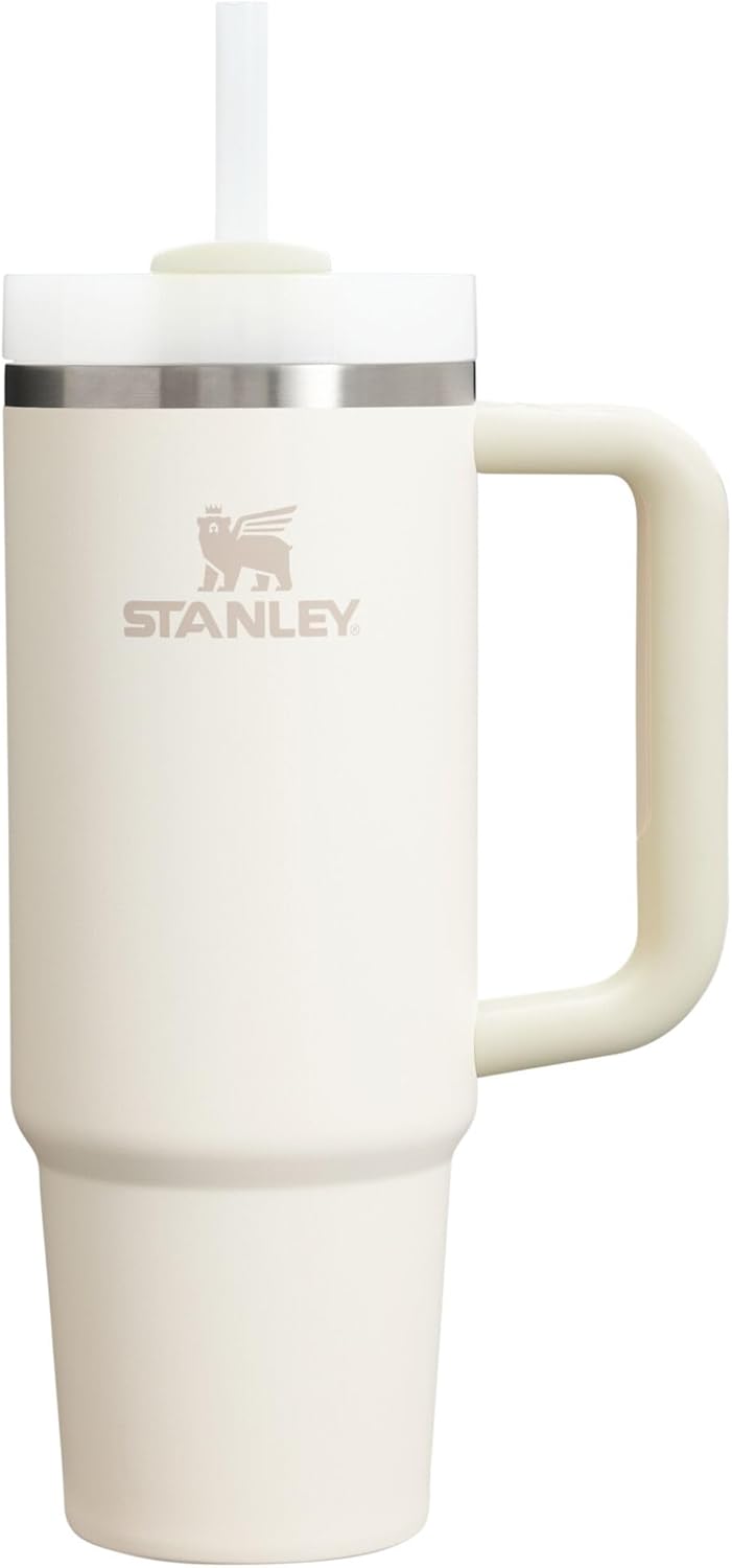 STANLEY Quencher H2.0 Tumbler with Handle and Straw 30 oz | Flowstate 3-Position Lid | Cup Holder Compatible for Travel | Insulated Stainless Steel Cup | BPA-Free | Rose Quartz 2.0