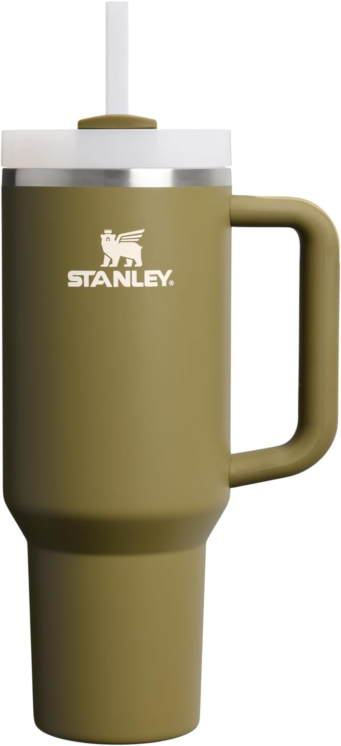 STANLEY Quencher H2.0 Tumbler with Handle and Straw 30 oz | Flowstate 3-Position Lid | Cup Holder Compatible for Travel | Insulated Stainless Steel Cup | BPA-Free | Rose Quartz 2.0