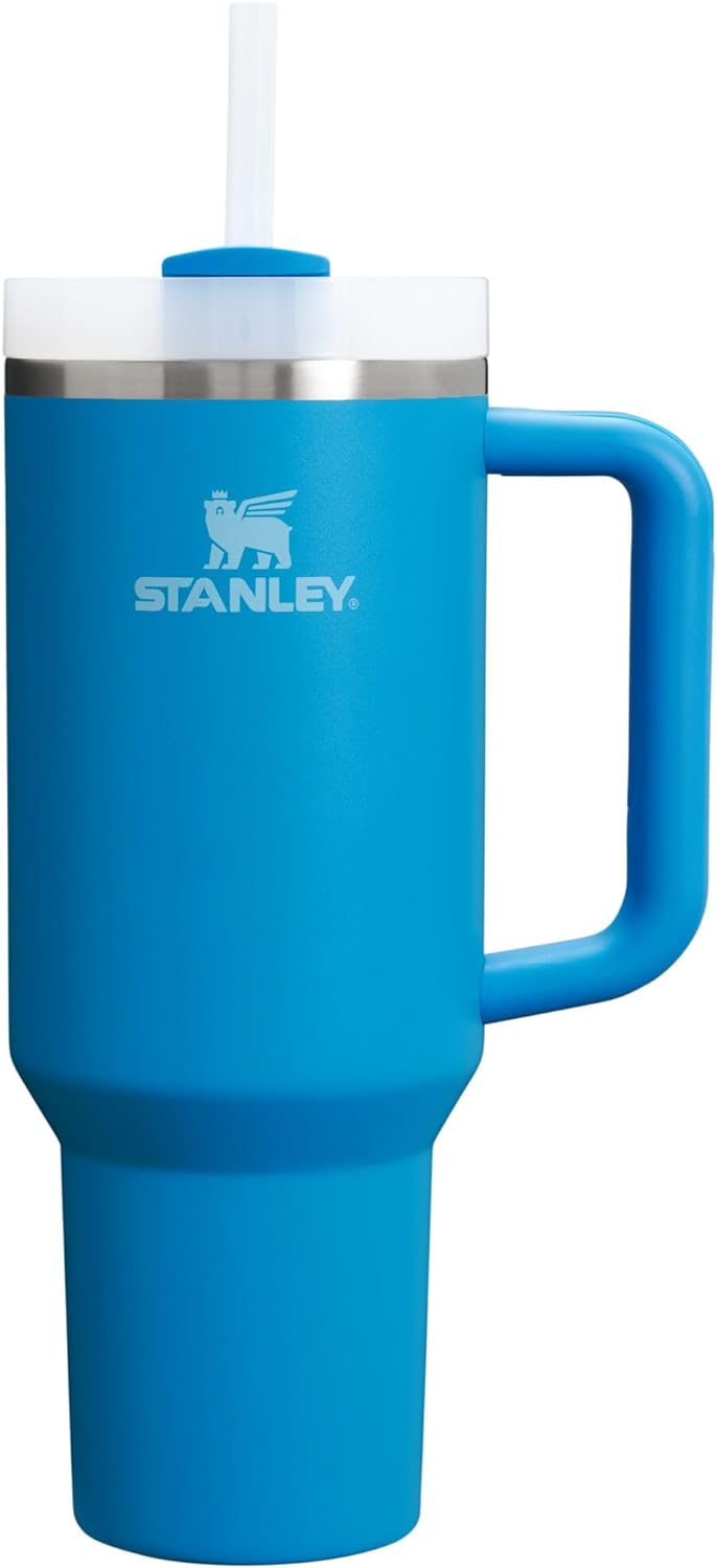 STANLEY Quencher H2.0 Tumbler with Handle and Straw 30 oz | Flowstate 3-Position Lid | Cup Holder Compatible for Travel | Insulated Stainless Steel Cup | BPA-Free | Rose Quartz 2.0