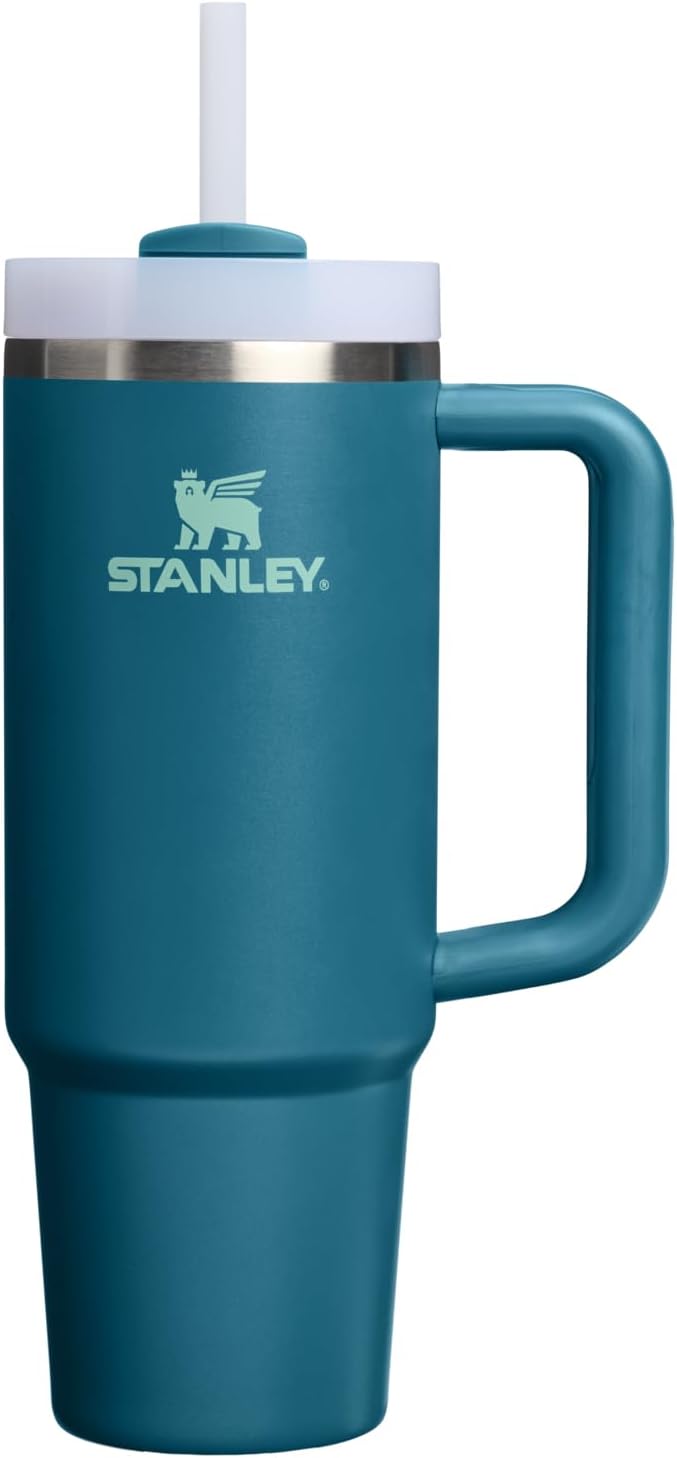 STANLEY Quencher H2.0 Tumbler with Handle and Straw 30 oz | Flowstate 3-Position Lid | Cup Holder Compatible for Travel | Insulated Stainless Steel Cup | BPA-Free | Rose Quartz 2.0