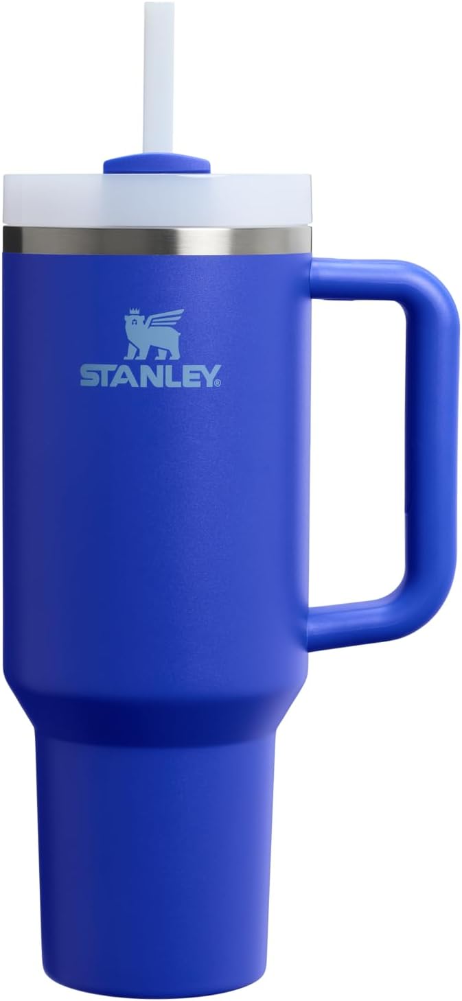 STANLEY Quencher H2.0 Tumbler with Handle and Straw 30 oz | Flowstate 3-Position Lid | Cup Holder Compatible for Travel | Insulated Stainless Steel Cup | BPA-Free | Rose Quartz 2.0