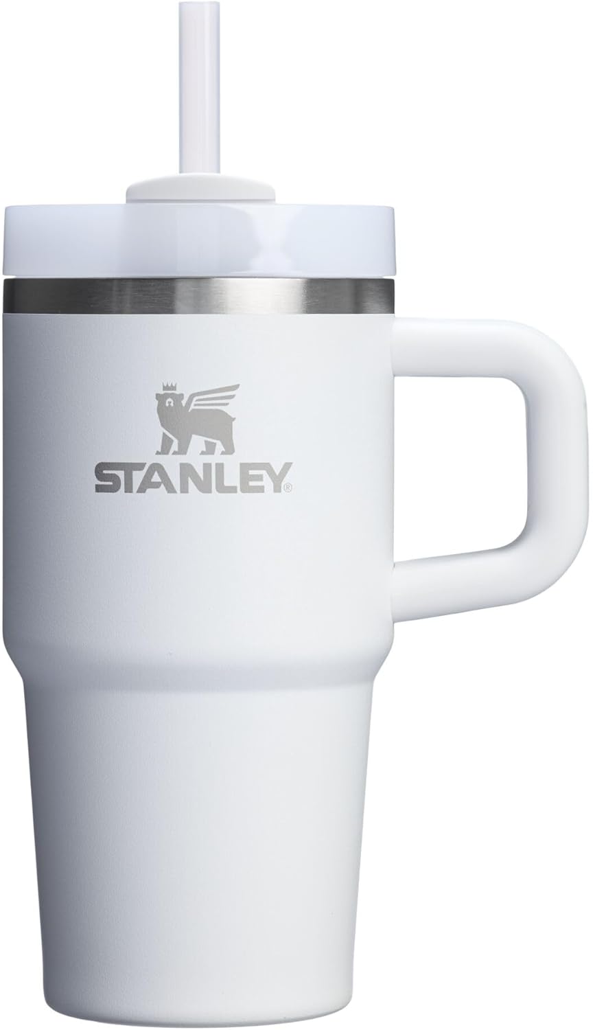 STANLEY Quencher H2.0 Tumbler with Handle and Straw 30 oz | Flowstate 3-Position Lid | Cup Holder Compatible for Travel | Insulated Stainless Steel Cup | BPA-Free | Rose Quartz 2.0