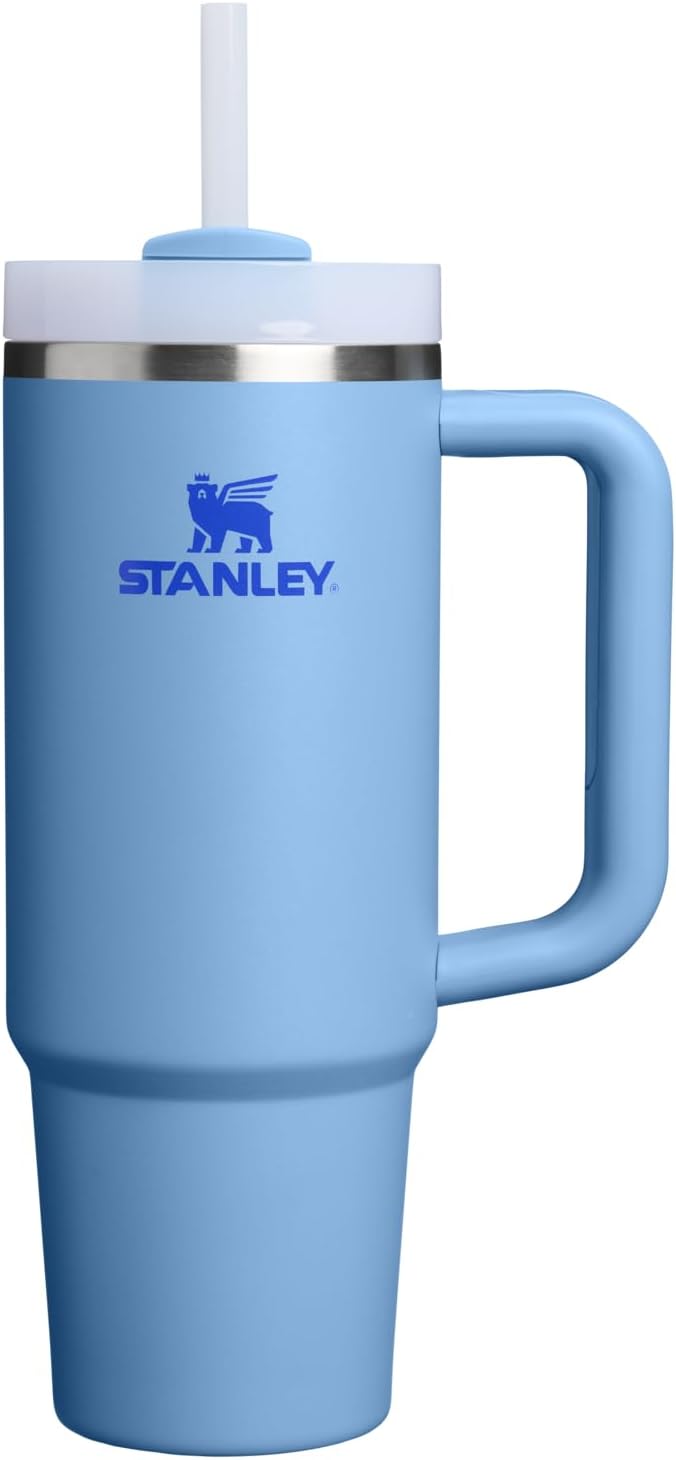 STANLEY Quencher H2.0 Tumbler with Handle and Straw 30 oz | Flowstate 3-Position Lid | Cup Holder Compatible for Travel | Insulated Stainless Steel Cup | BPA-Free | Rose Quartz 2.0