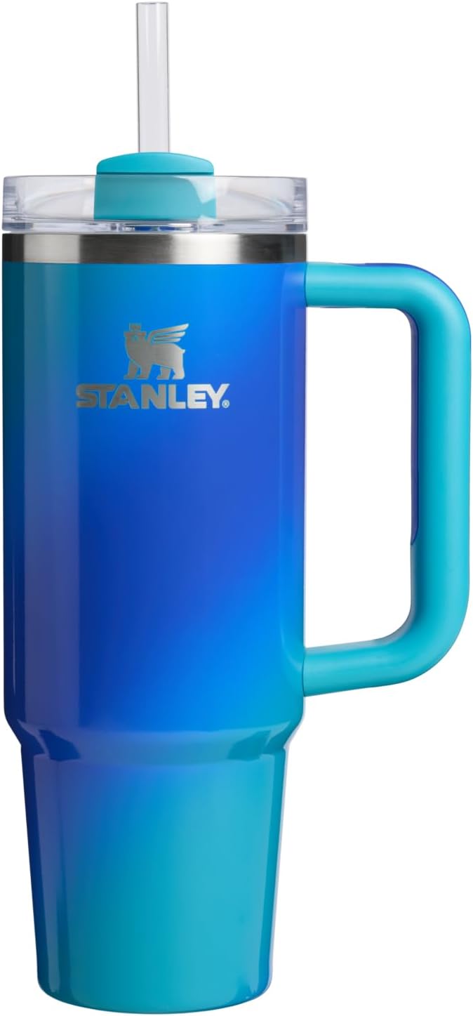 STANLEY Quencher H2.0 Tumbler with Handle and Straw 30 oz | Flowstate 3-Position Lid | Cup Holder Compatible for Travel | Insulated Stainless Steel Cup | BPA-Free | Rose Quartz 2.0