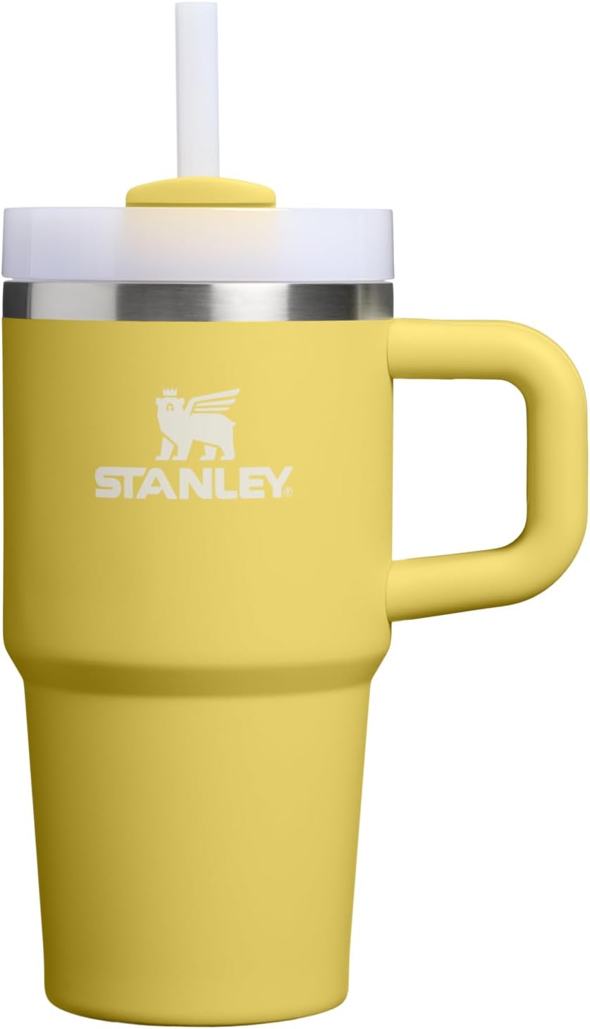 STANLEY Quencher H2.0 Tumbler with Handle and Straw 30 oz | Flowstate 3-Position Lid | Cup Holder Compatible for Travel | Insulated Stainless Steel Cup | BPA-Free | Rose Quartz 2.0