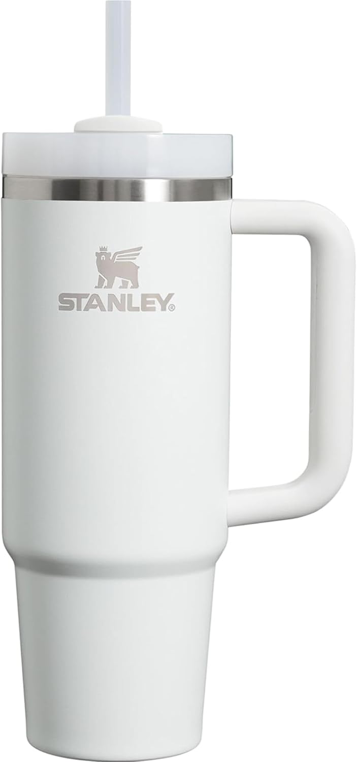 STANLEY Quencher H2.0 Tumbler with Handle and Straw 30 oz | Flowstate 3-Position Lid | Cup Holder Compatible for Travel | Insulated Stainless Steel Cup | BPA-Free | Rose Quartz 2.0