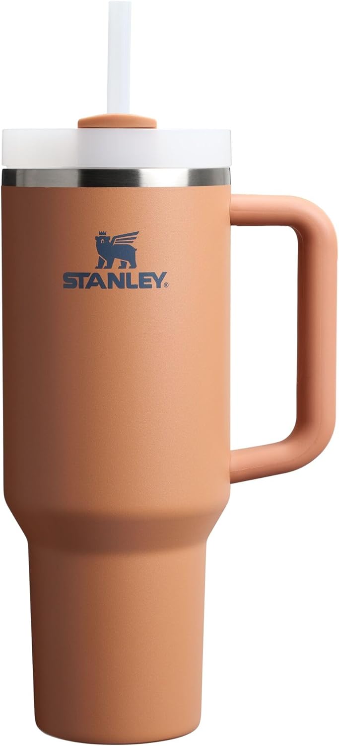 STANLEY Quencher H2.0 Tumbler with Handle and Straw 30 oz | Flowstate 3-Position Lid | Cup Holder Compatible for Travel | Insulated Stainless Steel Cup | BPA-Free | Rose Quartz 2.0