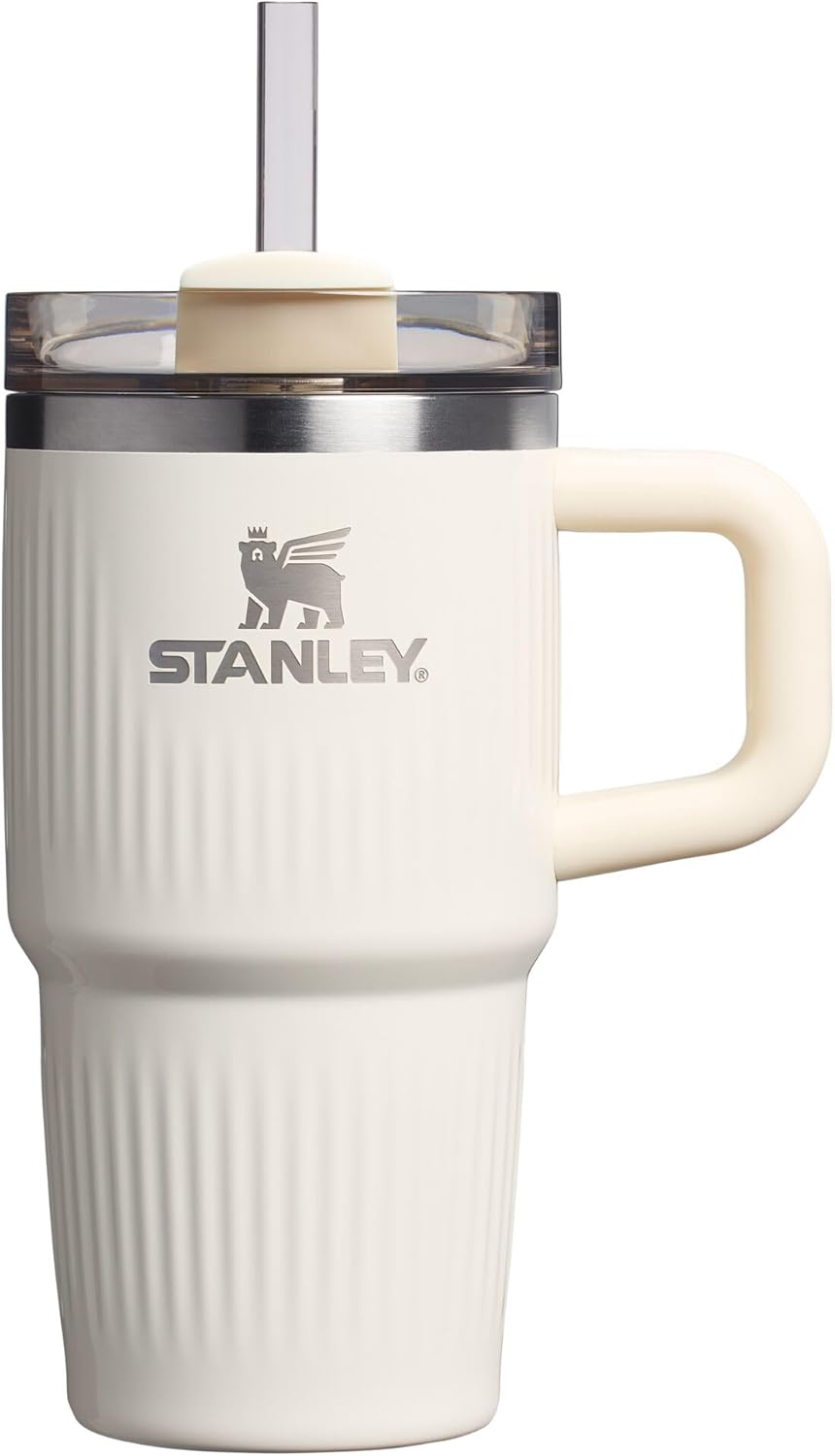 STANLEY Quencher H2.0 Tumbler with Handle and Straw 30 oz | Flowstate 3-Position Lid | Cup Holder Compatible for Travel | Insulated Stainless Steel Cup | BPA-Free | Rose Quartz 2.0