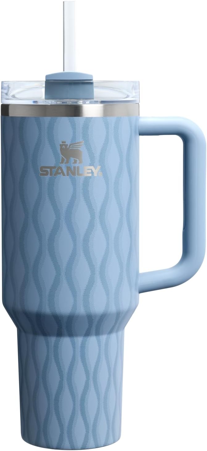 STANLEY Quencher H2.0 Tumbler with Handle and Straw 30 oz | Flowstate 3-Position Lid | Cup Holder Compatible for Travel | Insulated Stainless Steel Cup | BPA-Free | Rose Quartz 2.0