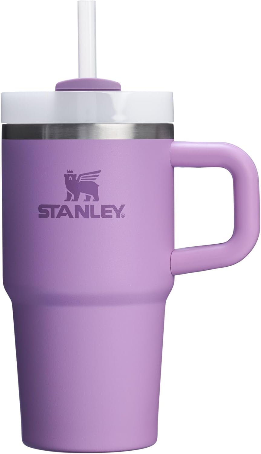 STANLEY Quencher H2.0 Tumbler with Handle and Straw 30 oz | Flowstate 3-Position Lid | Cup Holder Compatible for Travel | Insulated Stainless Steel Cup | BPA-Free | Rose Quartz 2.0