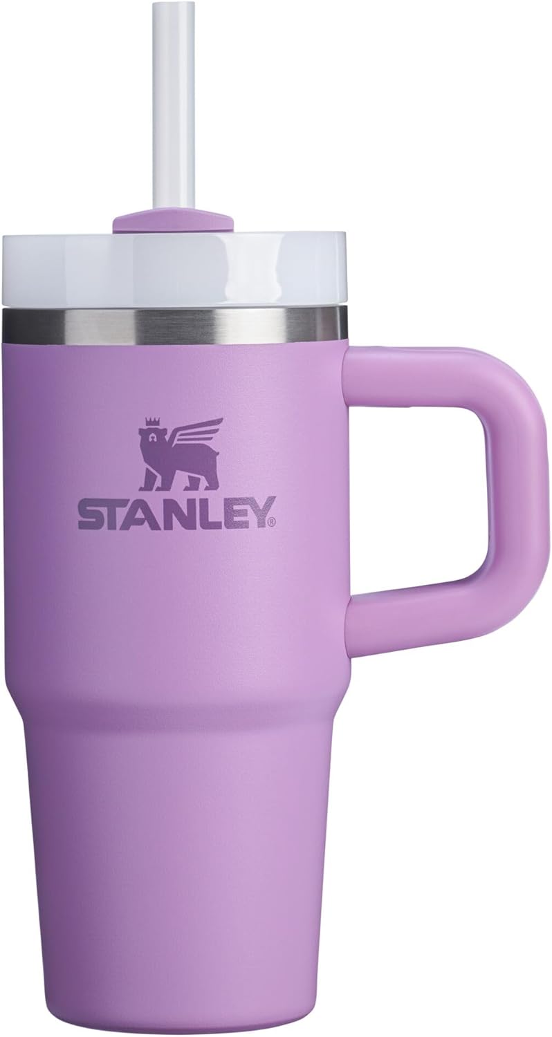 STANLEY Quencher H2.0 Tumbler with Handle and Straw 30 oz | Flowstate 3-Position Lid | Cup Holder Compatible for Travel | Insulated Stainless Steel Cup | BPA-Free | Rose Quartz 2.0