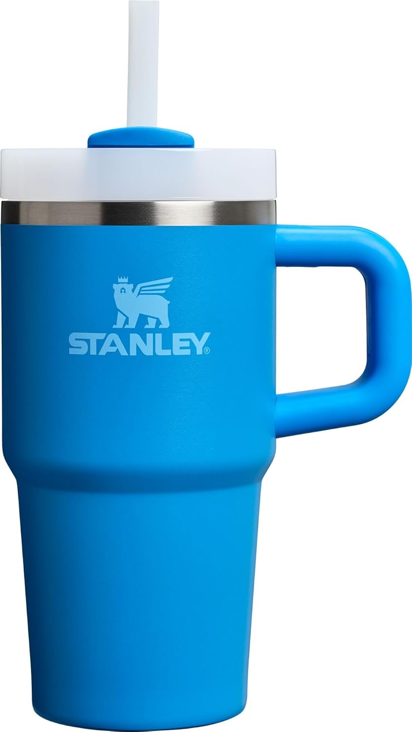 STANLEY Quencher H2.0 Tumbler with Handle and Straw 30 oz | Flowstate 3-Position Lid | Cup Holder Compatible for Travel | Insulated Stainless Steel Cup | BPA-Free | Rose Quartz 2.0