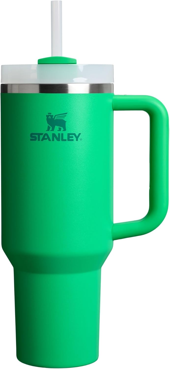 STANLEY Quencher H2.0 Tumbler with Handle and Straw 30 oz | Flowstate 3-Position Lid | Cup Holder Compatible for Travel | Insulated Stainless Steel Cup | BPA-Free | Rose Quartz 2.0