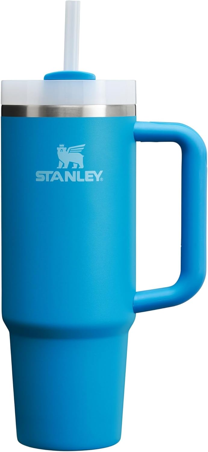 STANLEY Quencher H2.0 Tumbler with Handle and Straw 30 oz | Flowstate 3-Position Lid | Cup Holder Compatible for Travel | Insulated Stainless Steel Cup | BPA-Free | Rose Quartz 2.0