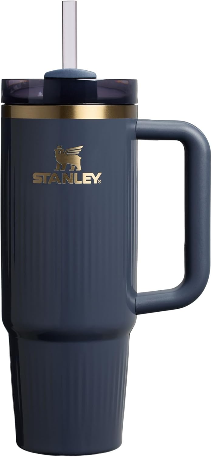 STANLEY Quencher H2.0 Tumbler with Handle and Straw 30 oz | Flowstate 3-Position Lid | Cup Holder Compatible for Travel | Insulated Stainless Steel Cup | BPA-Free | Rose Quartz 2.0