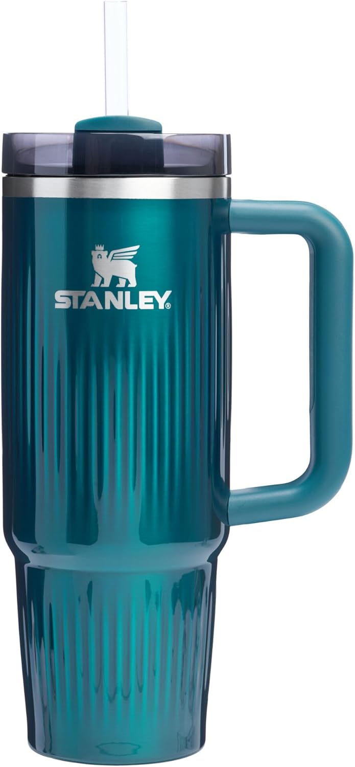 STANLEY Quencher H2.0 Tumbler with Handle and Straw 30 oz | Flowstate 3-Position Lid | Cup Holder Compatible for Travel | Insulated Stainless Steel Cup | BPA-Free | Rose Quartz 2.0