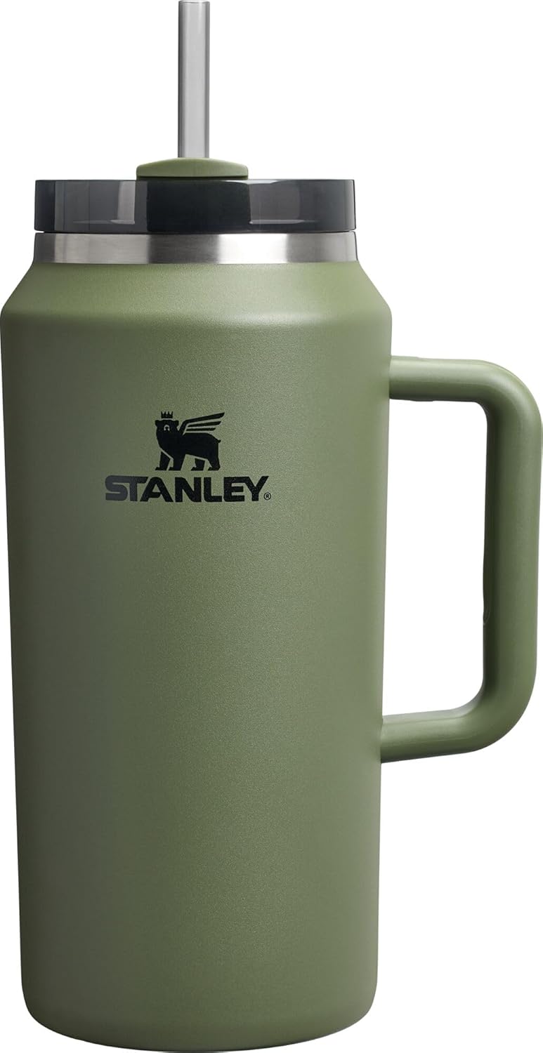 STANLEY Quencher H2.0 Tumbler with Handle and Straw 30 oz | Flowstate 3-Position Lid | Cup Holder Compatible for Travel | Insulated Stainless Steel Cup | BPA-Free | Rose Quartz 2.0