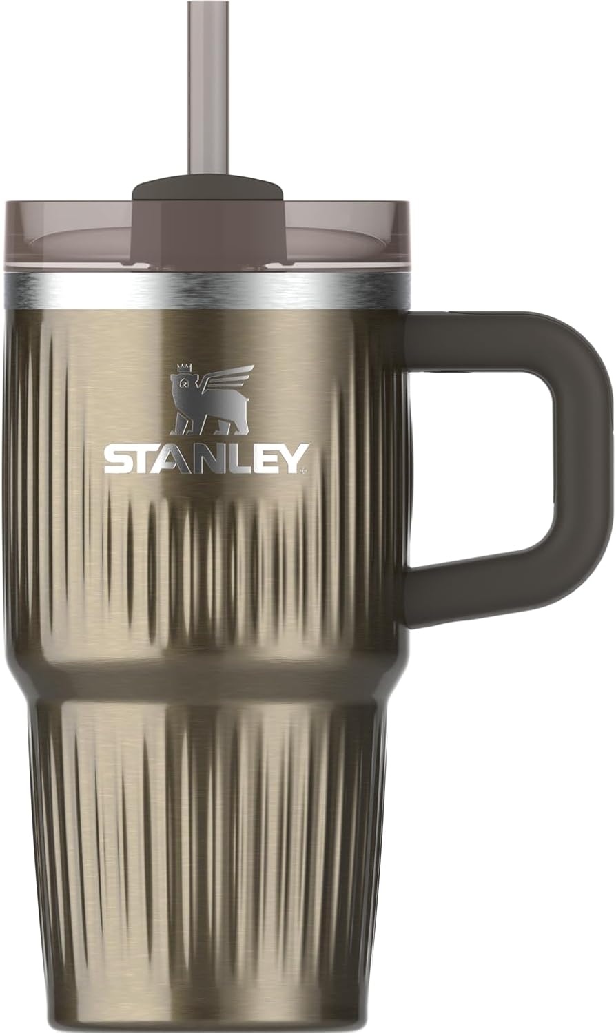 STANLEY Quencher H2.0 Tumbler with Handle and Straw 30 oz | Flowstate 3-Position Lid | Cup Holder Compatible for Travel | Insulated Stainless Steel Cup | BPA-Free | Rose Quartz 2.0