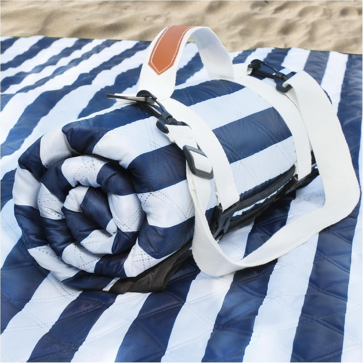Genovega Waterproof Picnic Blanket Beach Outdoor Camping Mat Rug Extra Large Foldable Cute Big Travel Essential Accessories Gift Park Patio Lawn Garden Grass Play Music Festival Concert Must Have