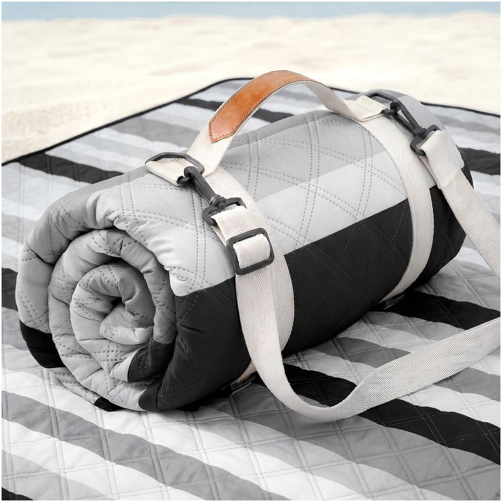 Genovega Waterproof Picnic Blanket Beach Outdoor Camping Mat Rug Extra Large Foldable Cute Big Travel Essential Accessories Gift Park Patio Lawn Garden Grass Play Music Festival Concert Must Have