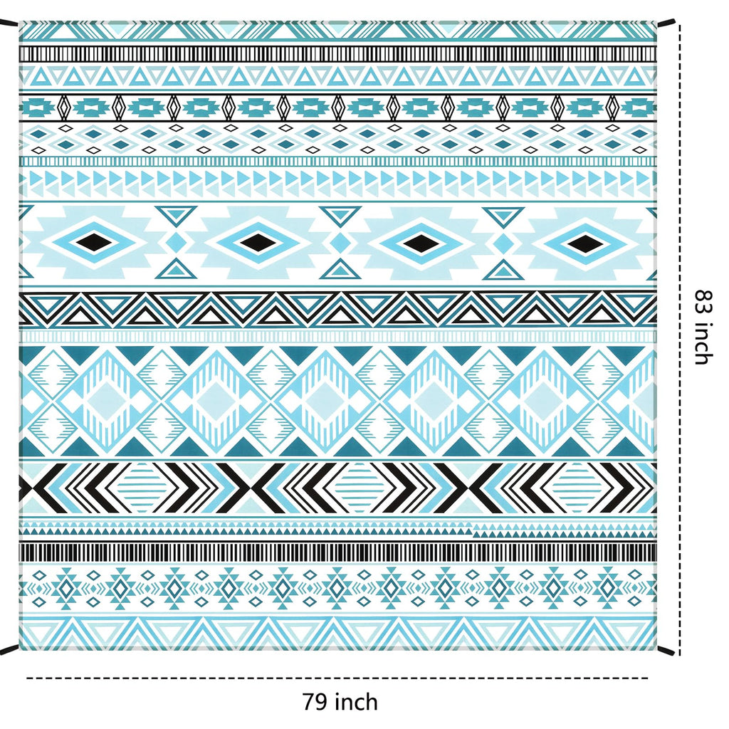 HIHOHO Beach Blanket Waterproof Sandproof Extra Large Beach Mat 79" X 83"/120"x108"for 1-8 Adults Quick Drying Durable Outdoor Picnic Mat for Beach Travel Camping Hiking