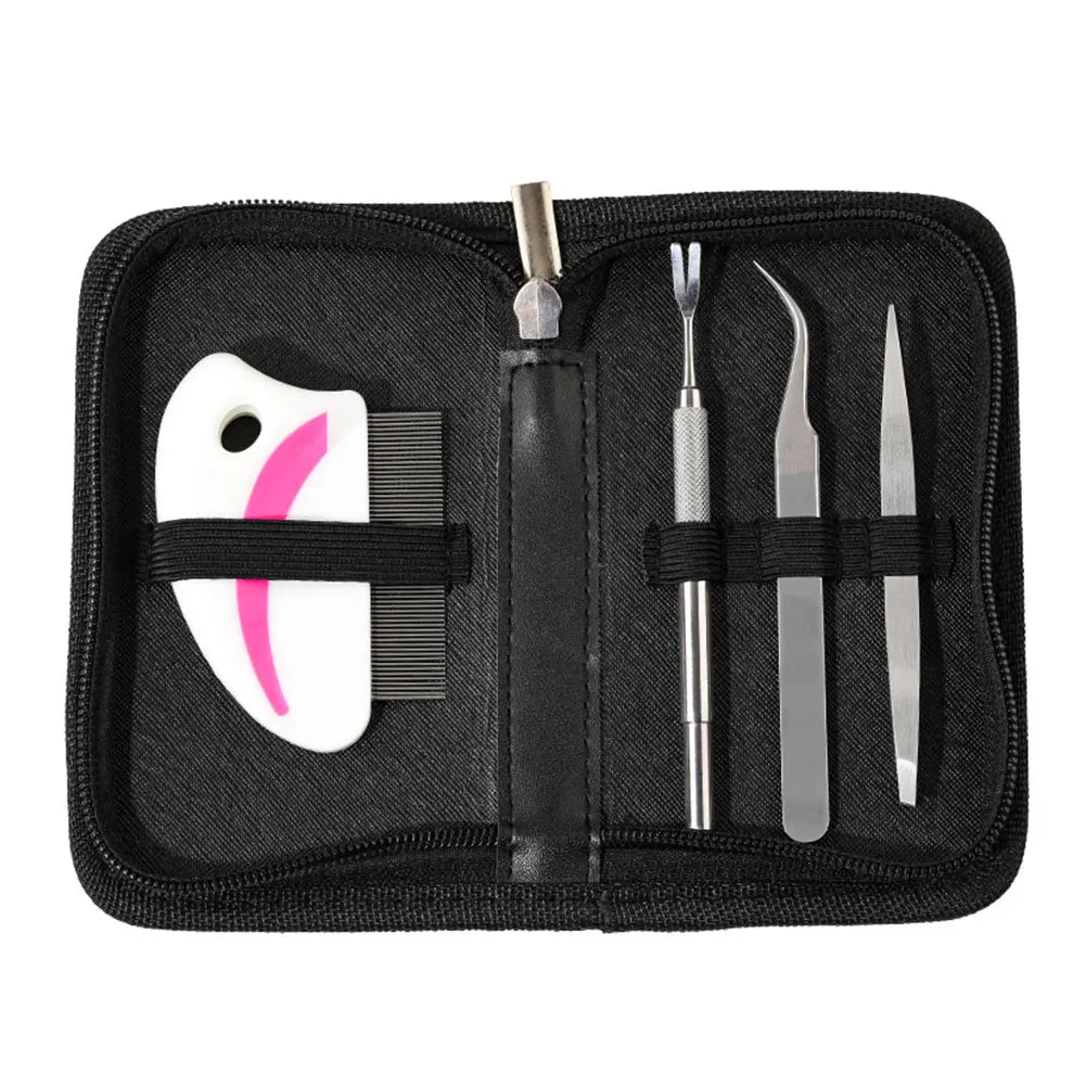 NEW 5PCS/set Pet Flea Remover Tool Scratching Hook Remover Pet Cat Dog Grooming Supplies Tick Removal Tool Tweezers Comb