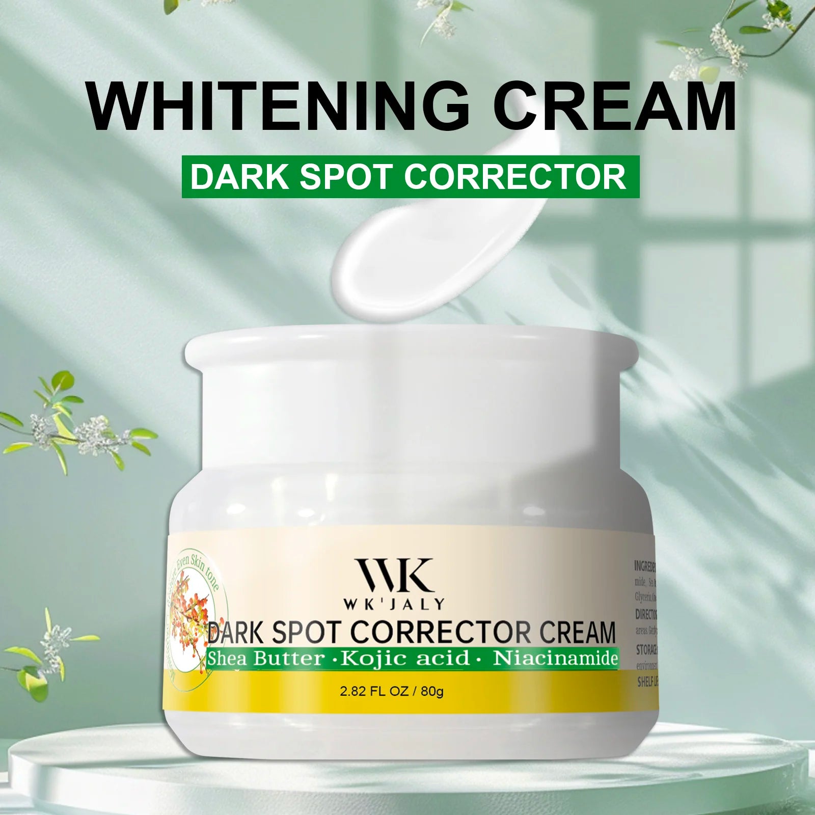 WK JALY Whitening Skin Care Set for All Skin Tone, Moisturizing Face and Body, Remove Acne, Dark Spots, Melanin, Freckles