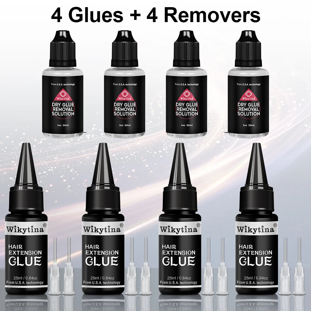 Professional UV Light Hair Extensions Machine Salon Grade Tools UV Curing Adhesive Glue Remover Machine Complete Styling Kit
