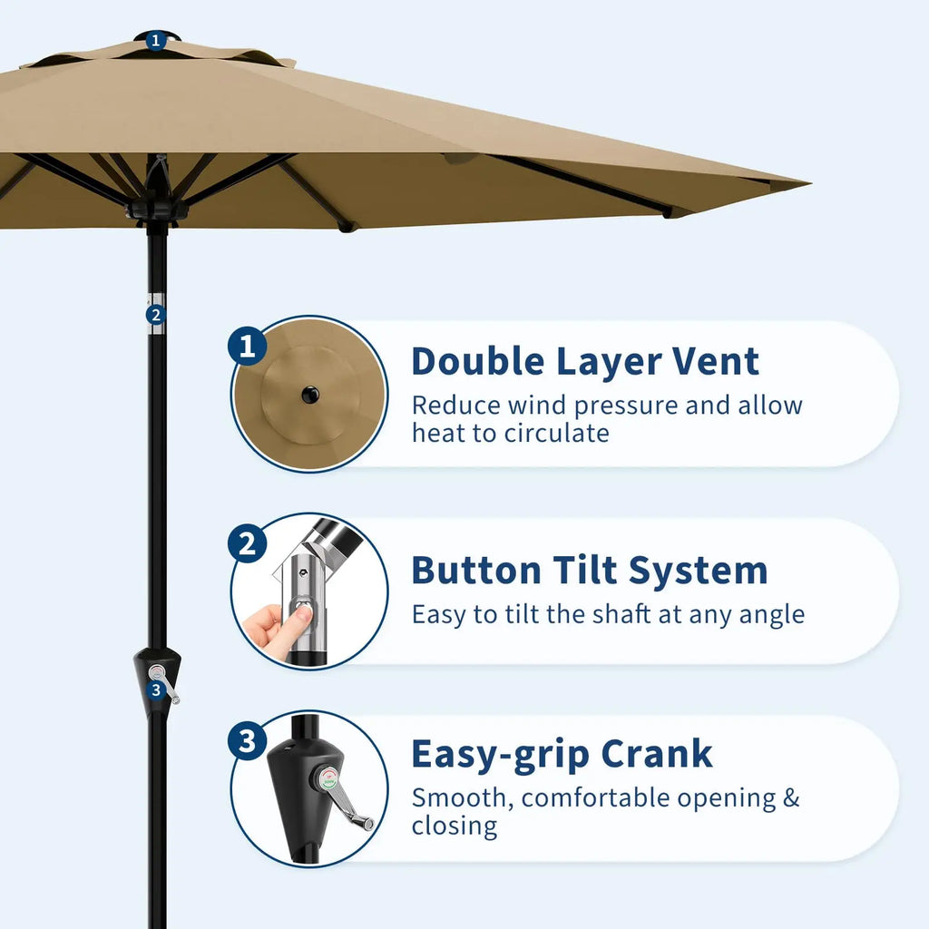Solara Tilt Umbrella
