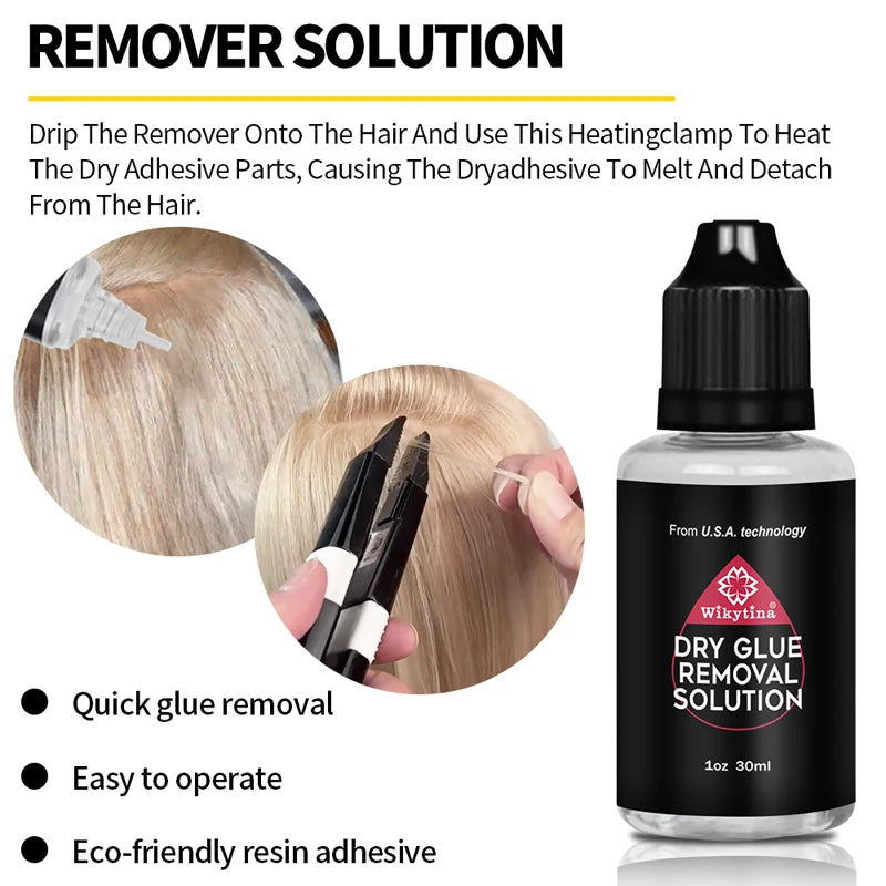 UV Light Hair Extension Kit with UV Glue Tools for Salon  Home Use  Professional Portable Hair Extensions Set for Beauty Use